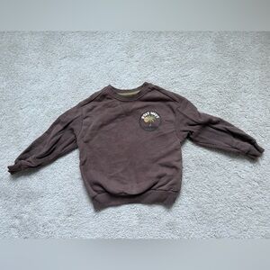 Cozy Kids Brown “Stay Wavy” Sweatshirt